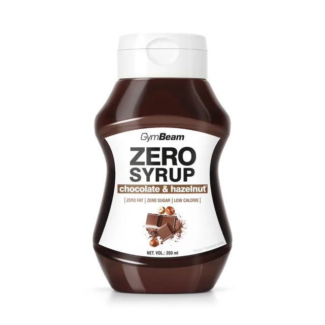 GymBeam ZERO SIRUP čokoláda a lískový oříšek