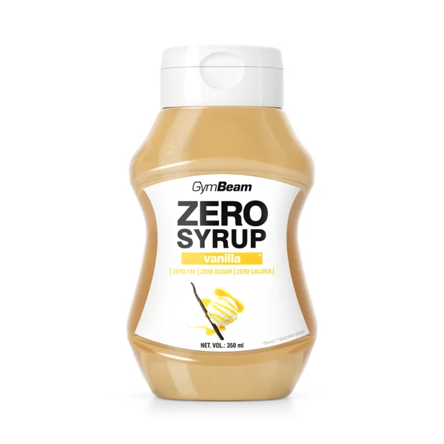 GymBeam ZERO SIRUP vanilka