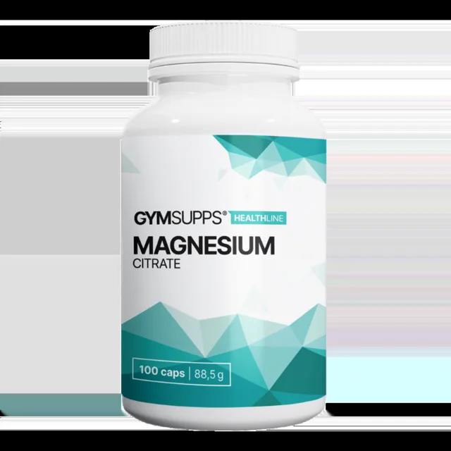 Gymsupps Magnesium Citrate - 100 kapslí