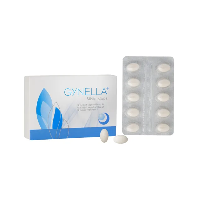 Gynella Silver Caps 10 Vaginálních Tobolek