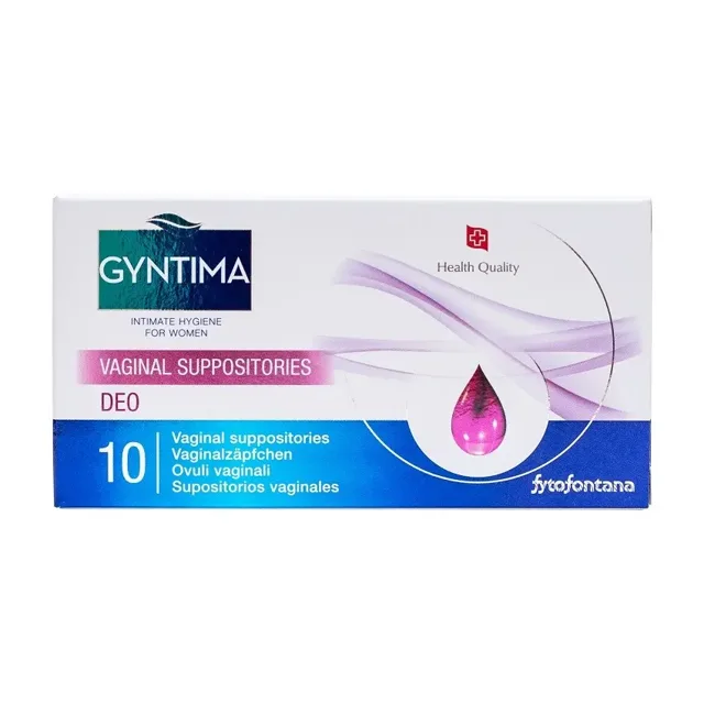 Gyntima Deo vaginální čípky 10 ks
