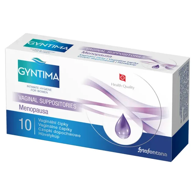 Gyntima Menopausa vaginální čípky 10 ks