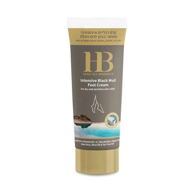 H&B Dead Sea Minerals Intenzivní krém na nohy s obsahem bahna 200 ml