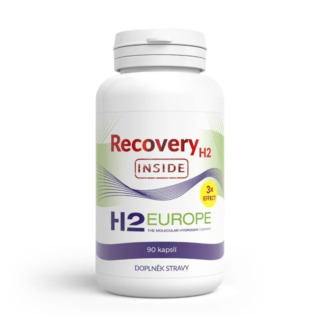 H2 Europe Recovery Inside 3x Effect, podpora střev, 90 kapslí