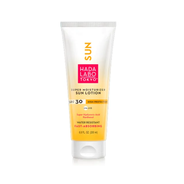 HADA LABO TOKYO SUN SPF 30 Mléko na opalování  – Super moisturising Sun Lotion, 200 ml