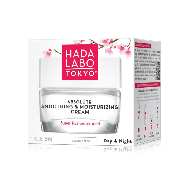 HADA LABO TOKYO WHITE LINE Absolute Smoothing Moisturizing cream - vyživující denní/noční krém 50 ml