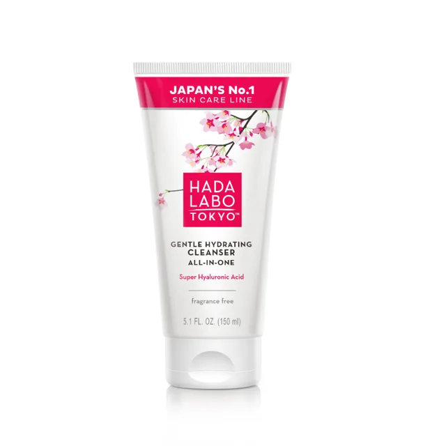 HADA LABO TOKYO WHITE LINE Gentle Hydrating Cleanser ALL-IN-ONE -  Krémový čisticí gel na obličej, 150 ml