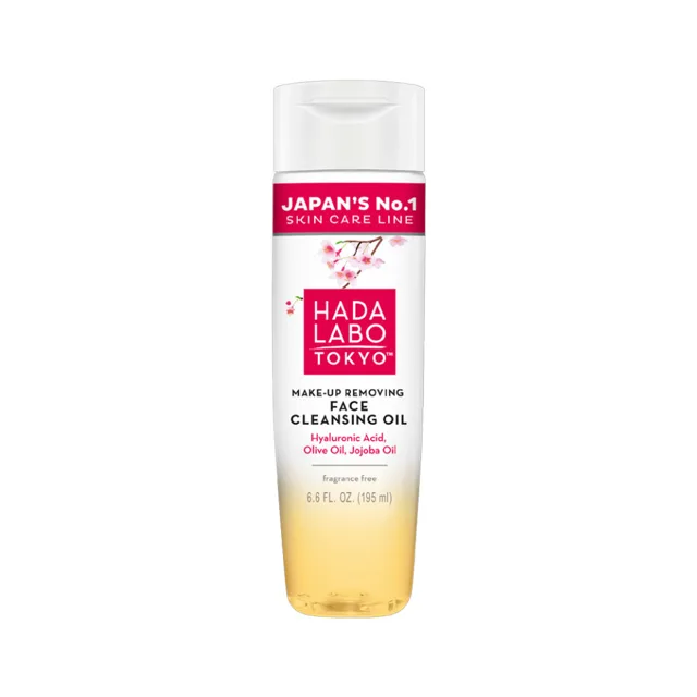 HADA LABO TOKYO WHITE Make-up removing face cleansing oil - odličovací olej, 195 ml
