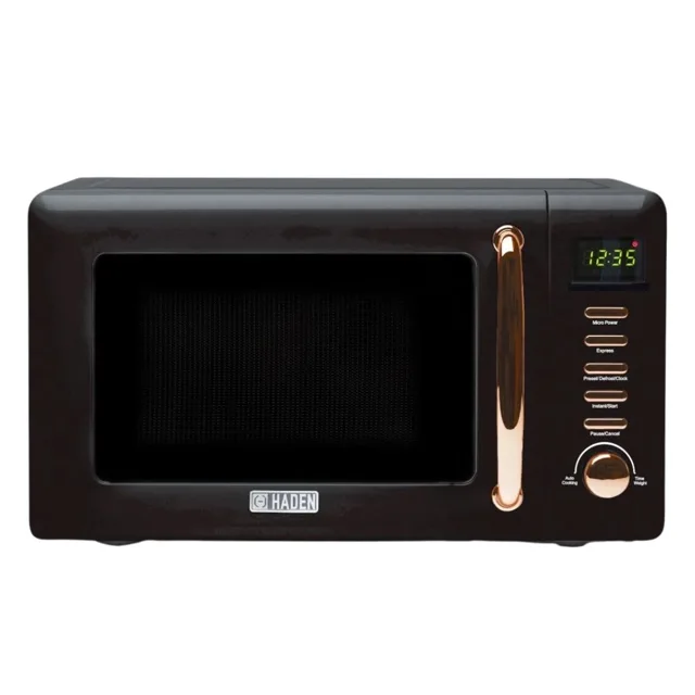 Haden Mikrovlnná trouba Black & Copper 800W 20 L, barva černá