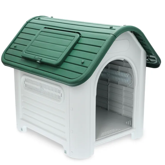 HAFENBANDE Cottage bouda pro psy z umělé hmoty - velikost M: Š 72 x H 87 x V 75,5 cm