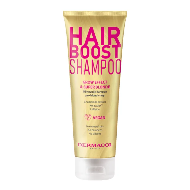 HAIR BOOST Šampon pro blond vlasy Dermacol - Oficiální e-shop Dermacol