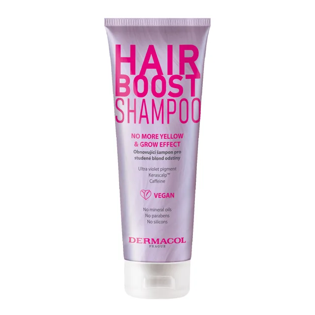 HAIR BOOST Šampon pro studené blond odstíny Dermacol - Oficiální e-shop Dermacol