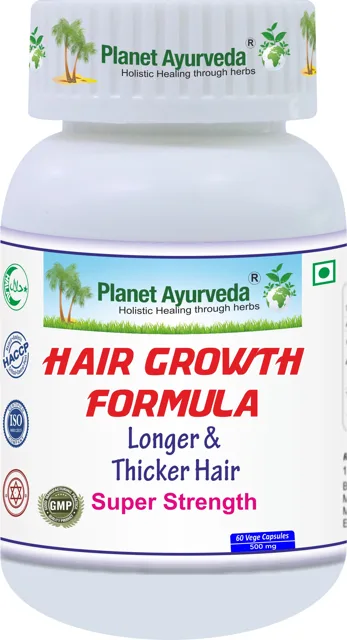 Hair Growth Formula - 500 mg, 60 kapslí