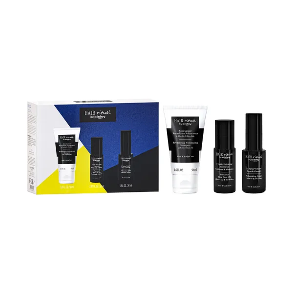 Hair Rituel by Sisley VOLUME & SHINE DISCOVERY SET  - nepostradatelné pečující produkty pro větší objem vlasů s jemným leskem