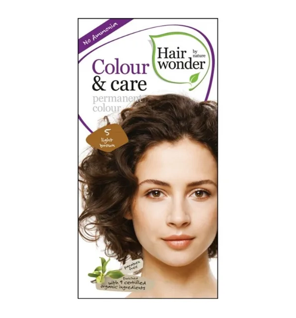 Hairwonder Colour&Care 5 Světlá hnědá barva na vlasy 100 ml