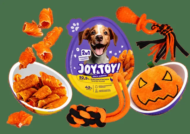 Halloweenské vajíčko s překvapením Joy&Toy pro psy