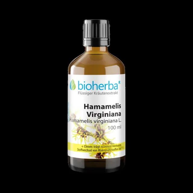 Hamamel virginský kapky – tinktura – 100 ml – Bioherba