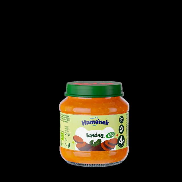 HAMÁNEK Bio Batátové pyré 4m+ 125 g