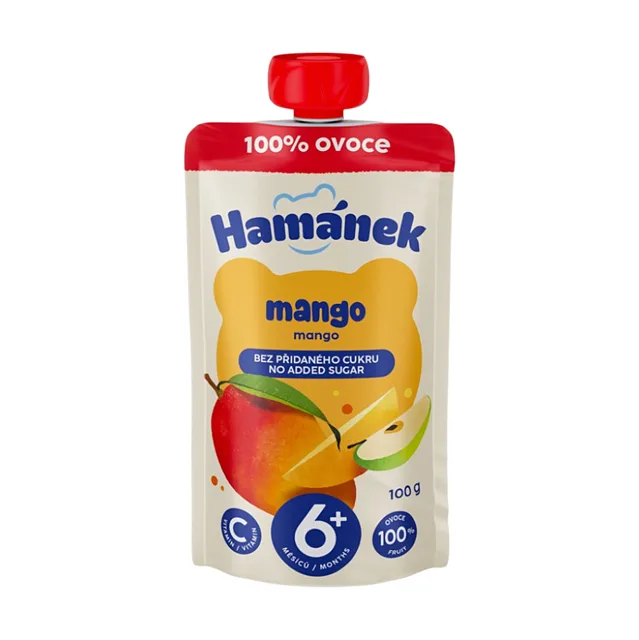 HAMÁNEK Mango a jablko 6m+ 100 g