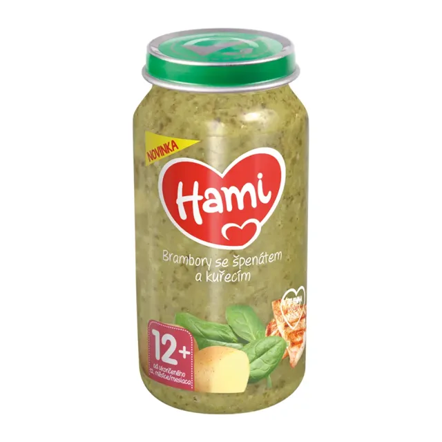 Hami Brambory se špenátem a kuřecím 250 g