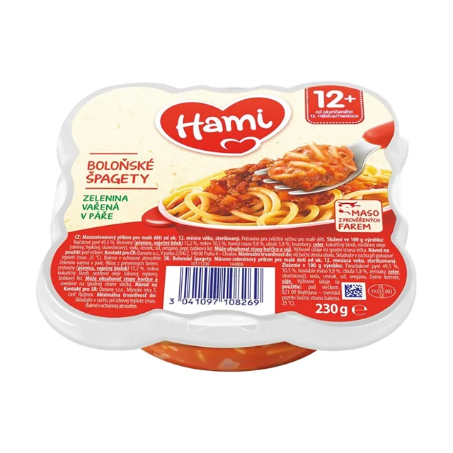 HAMI Malý Gurmán boloňské špagety 230 g