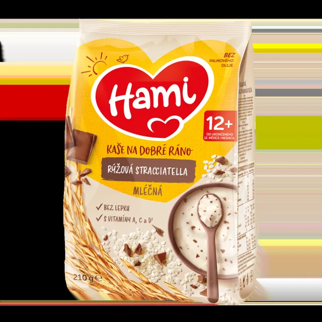 Hami Mléčná kaše na dobré ráno rýžová stracciatella 210 g