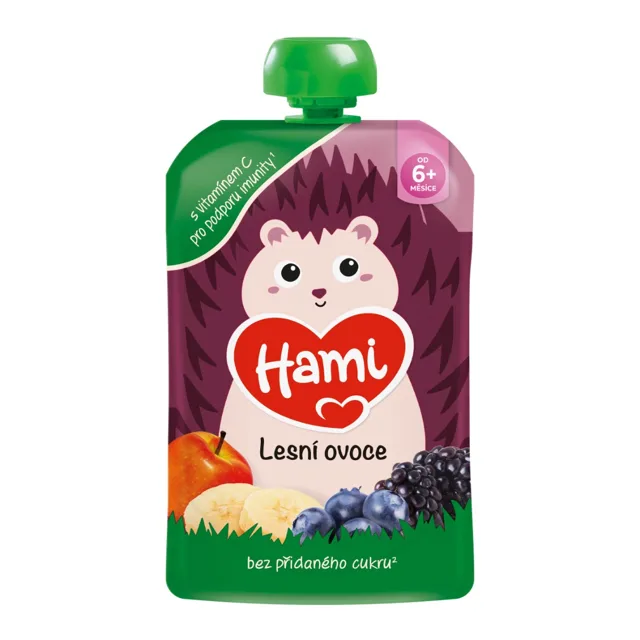 Hami Smoothie Lesní ovoce 6m+ kapsička 100 g