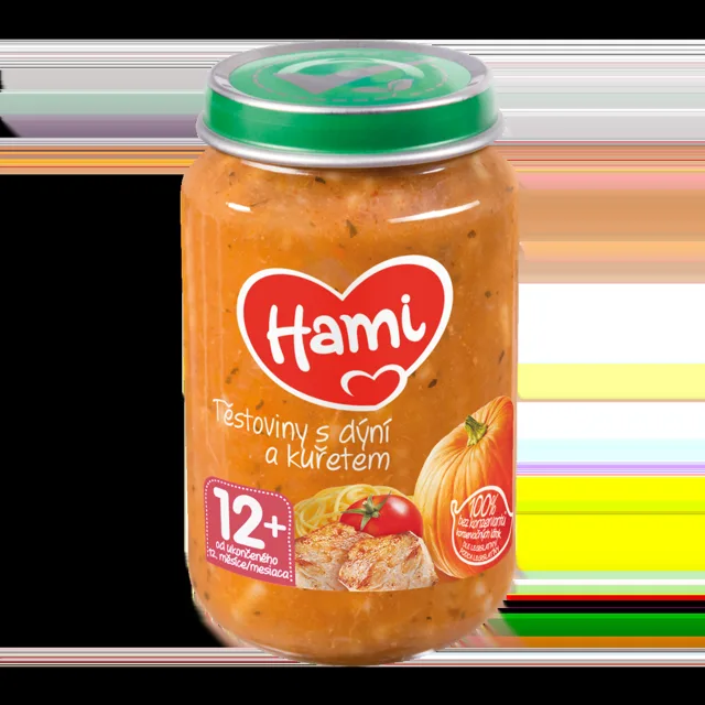 Hami Těstoviny s dýní a kuřetem 12m+ 200 g