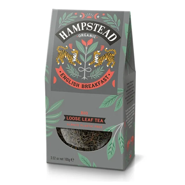 Hampstead Tea London BIO English Breakfast sypaný čaj, 100 g