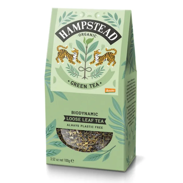 Hampstead Tea London BIO zelený sypaný čaj, 100 g