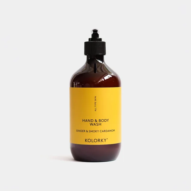 HAND & BODY WASH, Ginger & Smoky Cardamom, 490 ml 490 ml