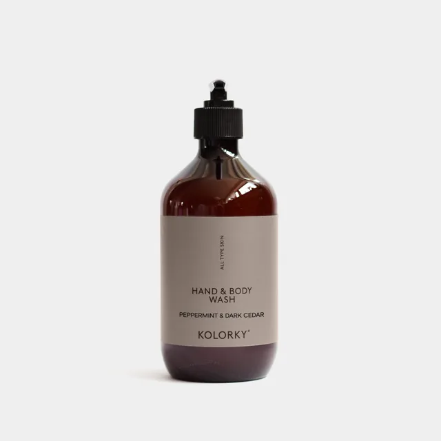 HAND & BODY WASH, Peppermint & Dark Cedar, 490 ml Default