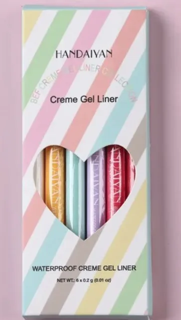 Handaiyan Creme Gel liner voděodolný 6 x 0,2 g