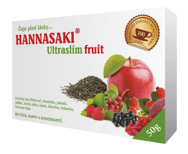 Hannasaki Ultraslim Fruit sypaný čaj 50 g