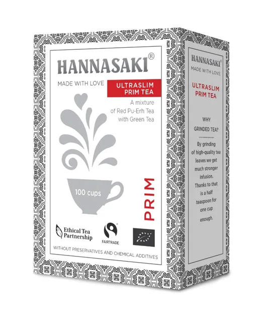 Hannasaki Ultraslim Prim Tea BIO sypaný čaj 50 g