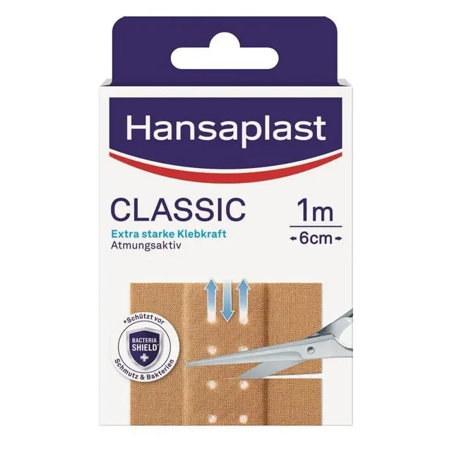 Hansaplast Classic silně přilnavá náplast 1 m x 6 cm