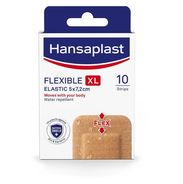 HANSAPLAST Flexible XL elastická náplast 10 kusů