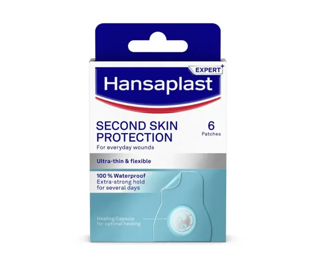 Hansaplast Second Skin náplast hydrokoloidní 6 ks