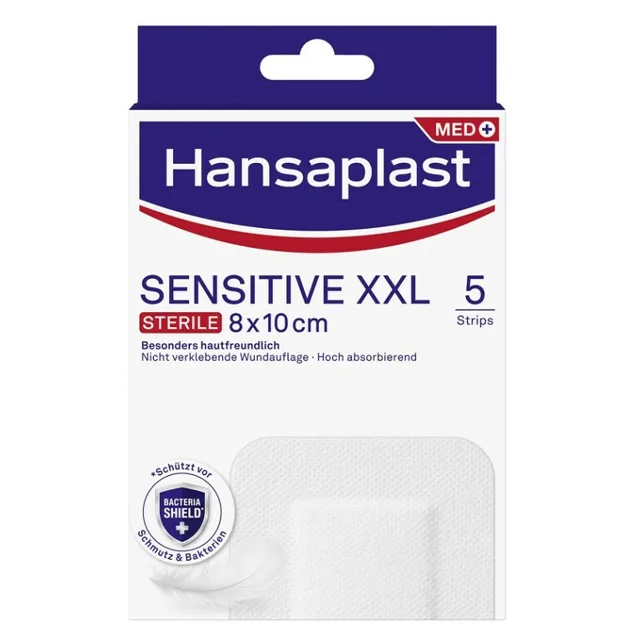 HANSAPLAST Sensitive XXL náplast 5 kusů