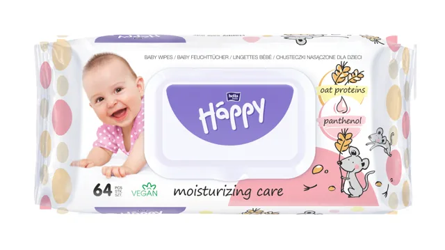Happy Baby čistící ubrousky 64 protein a panthenol