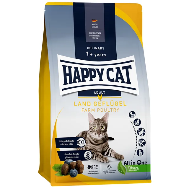 Happy Cat Culinary Adult drůbeží - výhodné balení: 2 x 1,3 kg