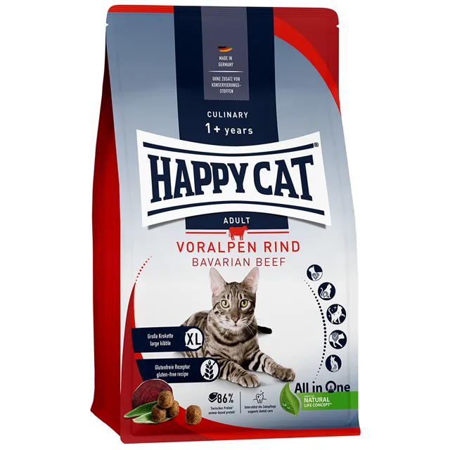 Happy Cat Culinary Adult hovězí - výhodné balení: 2 x 1,3 kg