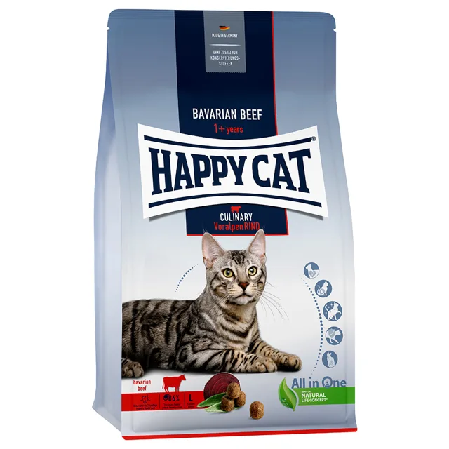 Happy Cat Culinary Adult hovězí - výhodné balení: 2 x 10 kg