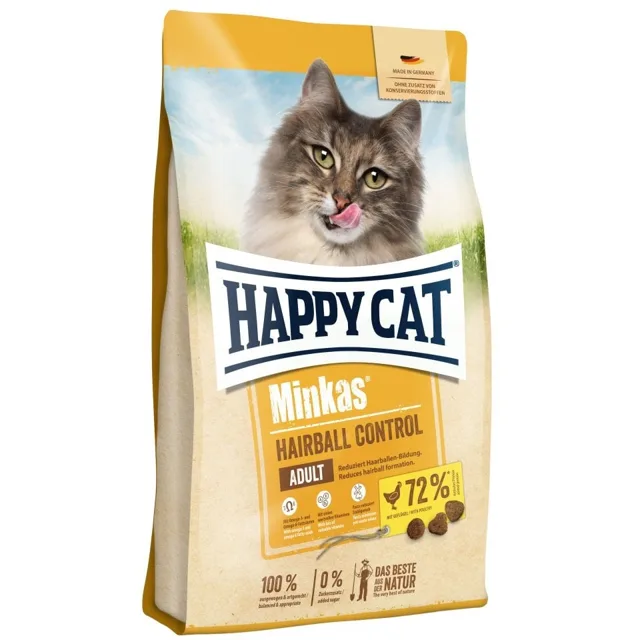HAPPY CAT Minkas Hairball Control Geflügel 4 kg