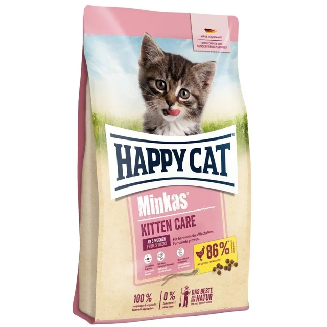HAPPY CAT Minkas Kitten Care Drůbež 1,5 kg
