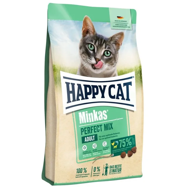 HAPPY CAT Minkas Perfect Mix Geflügel, Fisch &amp; Lamm 1,5 kg