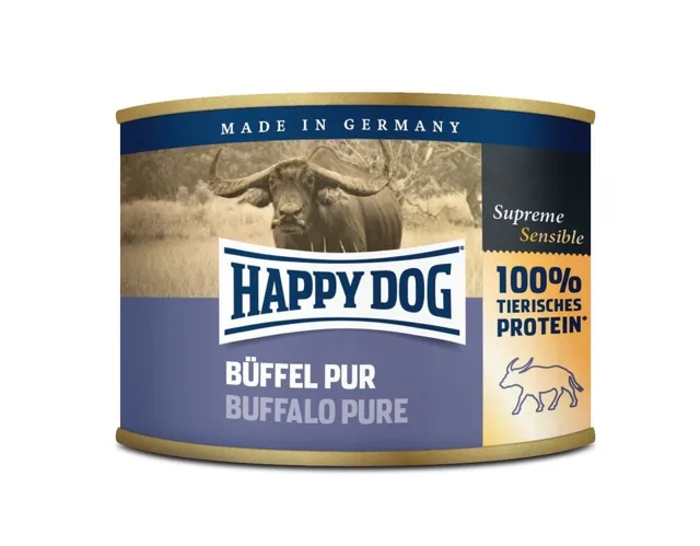 HAPPY DOG Büffel Pur 200 g buvol