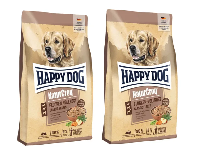 HAPPY DOG Flocken Vollkost 2 x 10kg