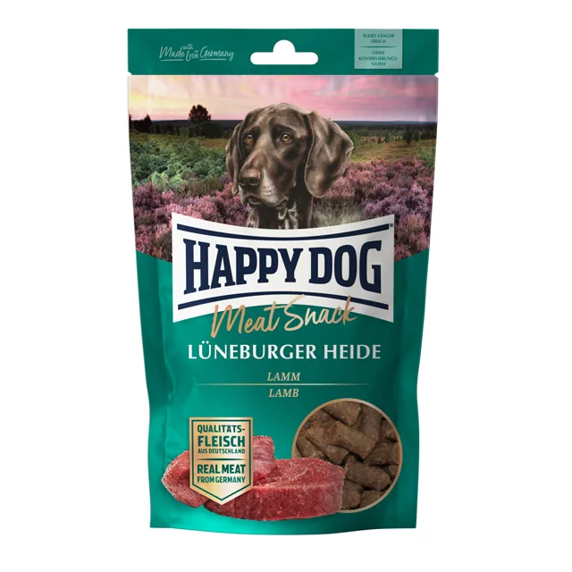 Happy Dog Meat Snack - Lüneburské vřesoviště 3 x 75 g