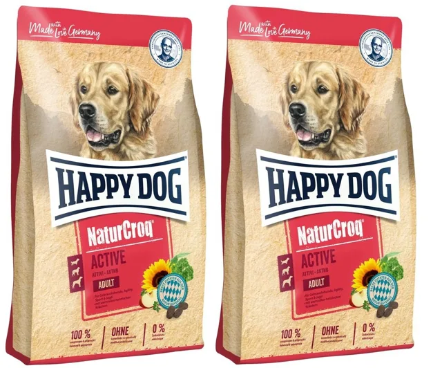 HAPPY DOG NaturCroq Active adult 2 x 15kg